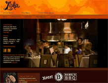 Tablet Screenshot of lolabistro.com